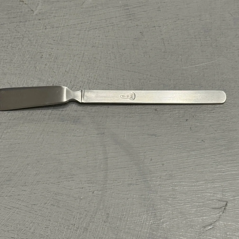 Vintage Japan Airline Butter Knife Spreader Stainless Steel Spreader Knife